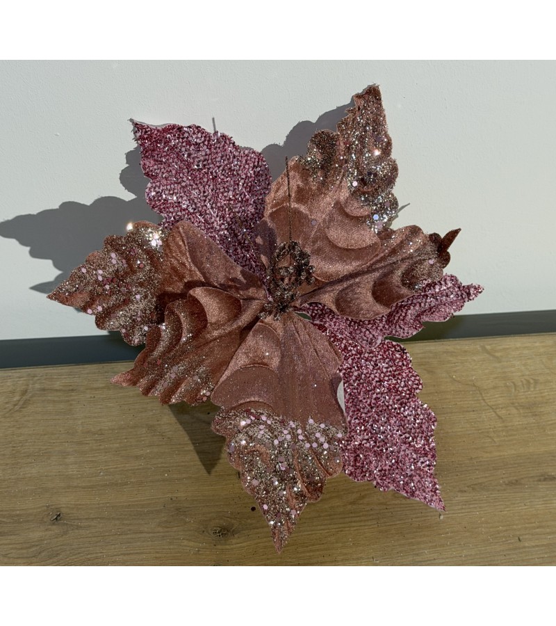 Новогодний аксессуар-цветок LILI-TJ21-469