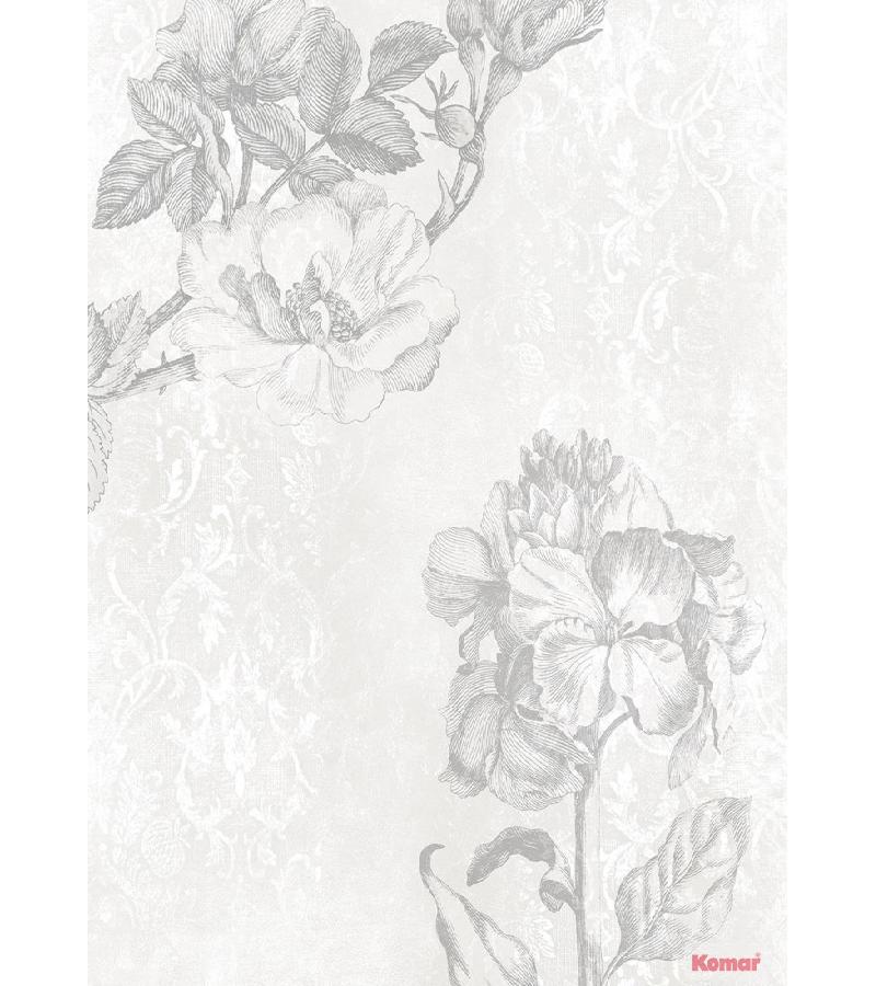 Photo wallpaper 200x250cm (1 panel) Baroque Gray 6032A-VD2 dark. KOMAR