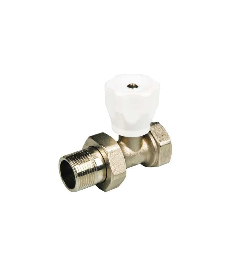 Radiator valve 1/2 straight gasket with PEX connection # 156-1 TDS