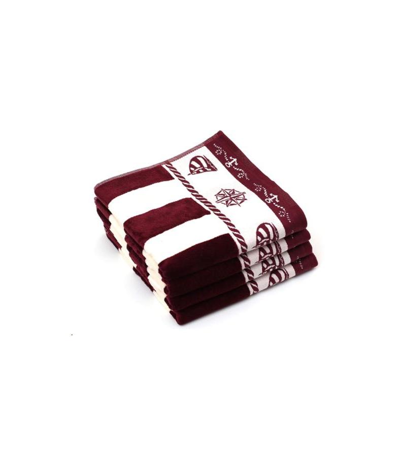 towel mod. PUSULA size 50*90 color BORDO bitter. OZDILEK