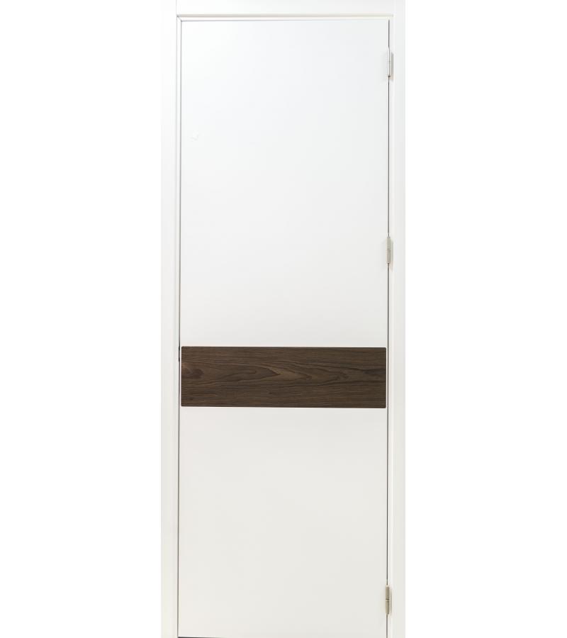 კარი შეღებილი მდფ V3-006M ზომა. 219*87*12სმ ჩარჩო. LATIN CEVIZ ფრთა. MATT BEYAZ   მწარ. VIENA