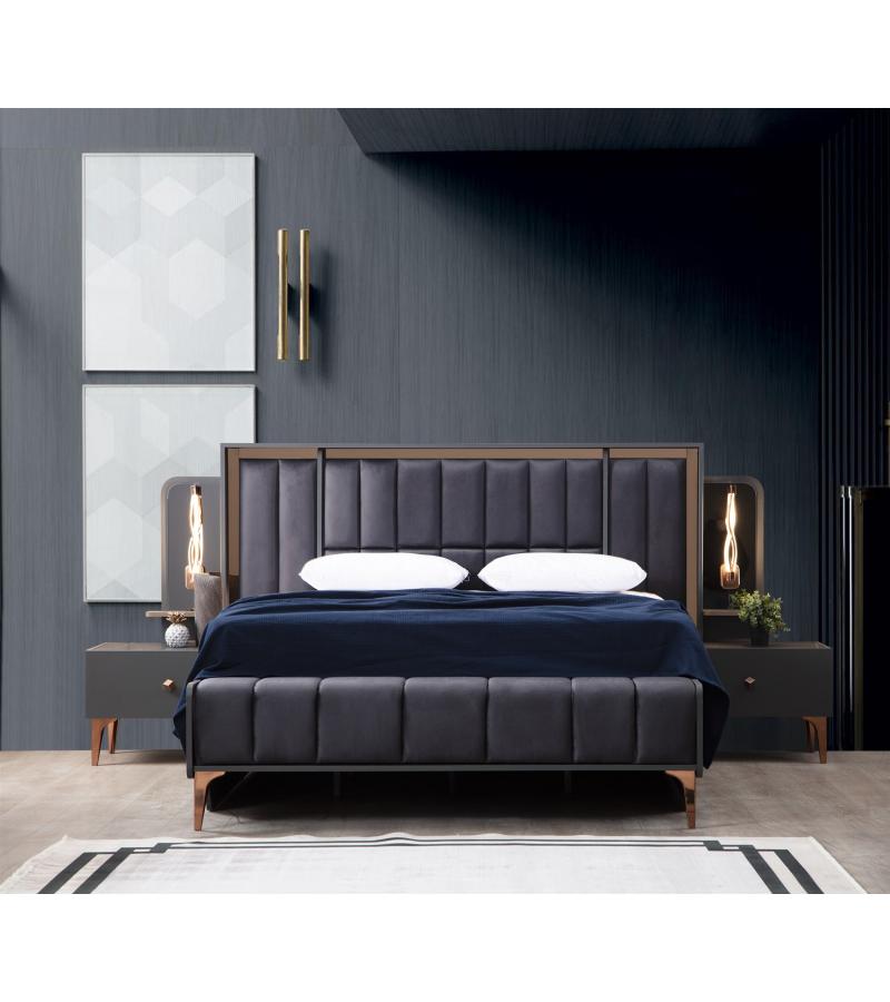 КОСТАРИКА - кровать 160*200 см темная. КАРДИН