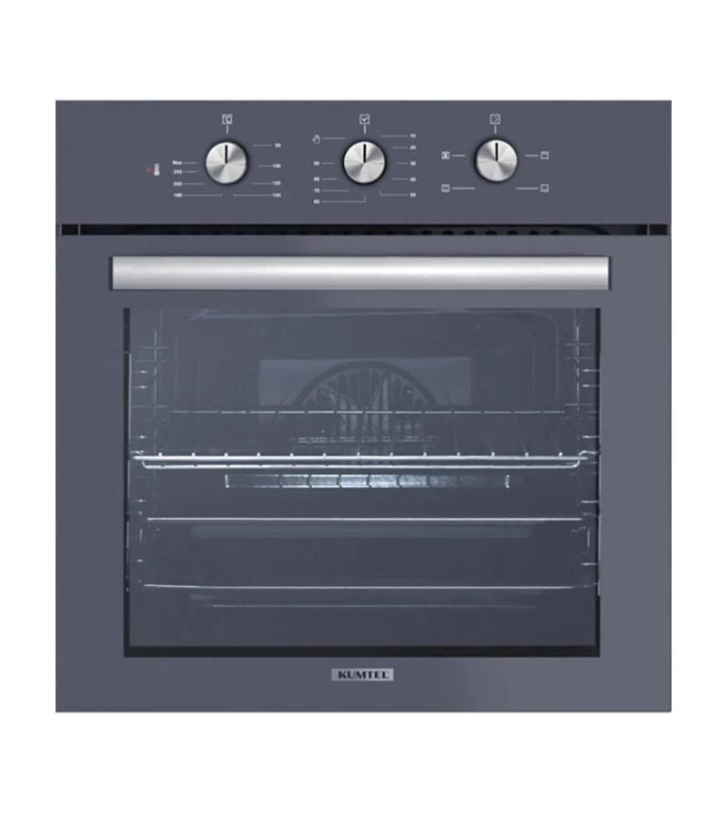 გაზქურა  B66-SF2  (MT)  შავი მინით  მწარ.  KUMTEL 