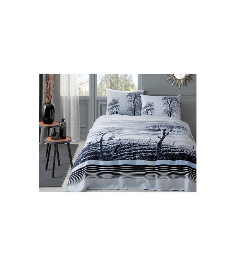 Bed linen set RANFORCE PIKE 1 year. Color WOOD KAHVE bitter. OZDILEK