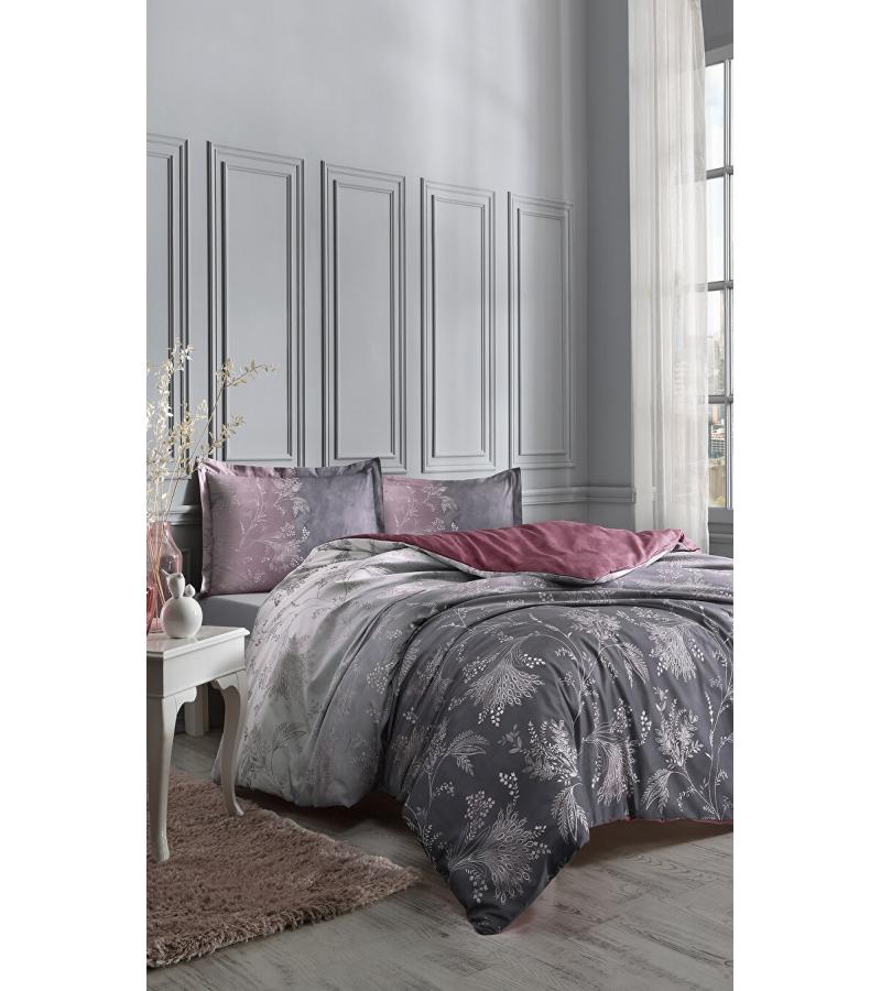 თეთრეულის ნაკრები  RANFORCE  DITSY  2-საწ. ფერი MOR  მწარ. OZDILEK