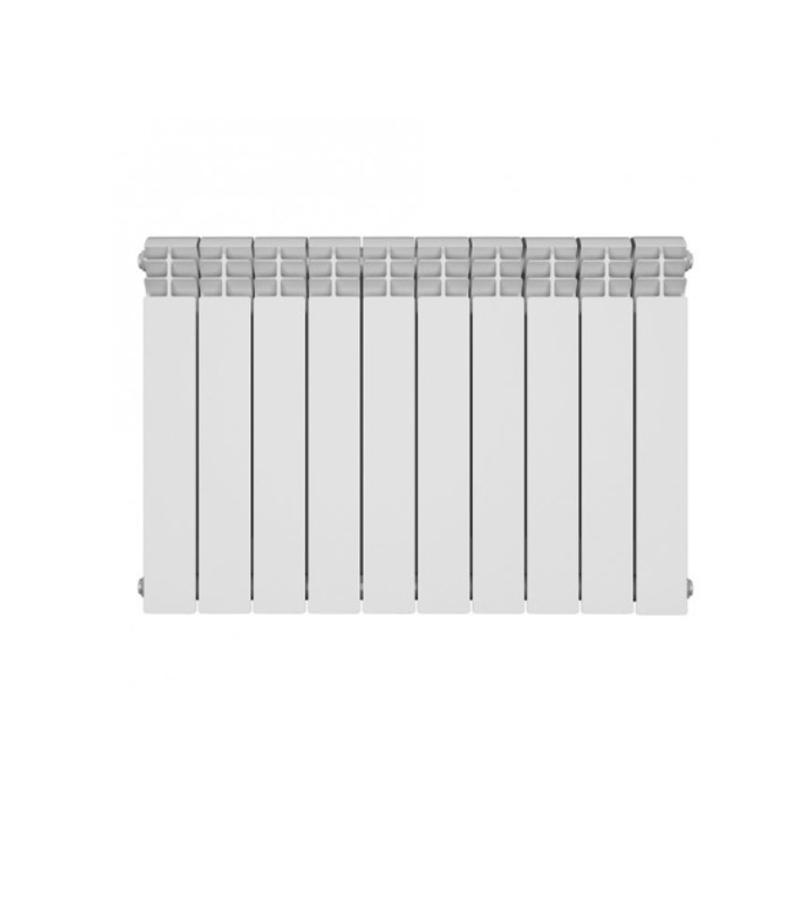 Aluminum sectional radiator ECONOMIC LINE 500 (10 sections) black. LIPOVICA