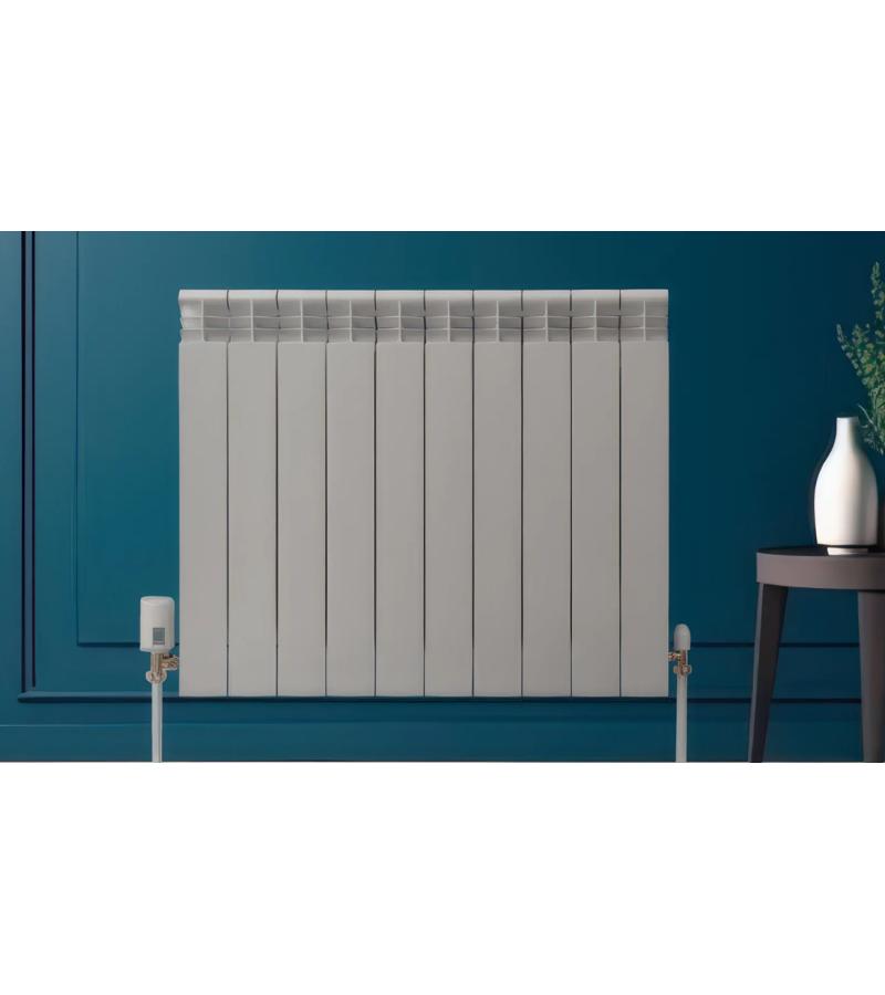 Aluminum sectional radiator ECONOMIC LINE 600 (10 sections) black. LIPOVICA