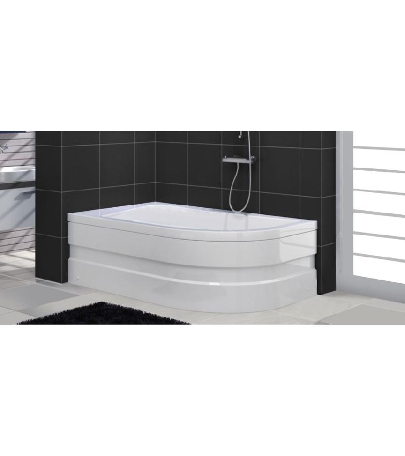 პლასტმასის აბაზანა #TURENG SOL 75*150 ოვალური მარცხენა  მწარ.Aquanil