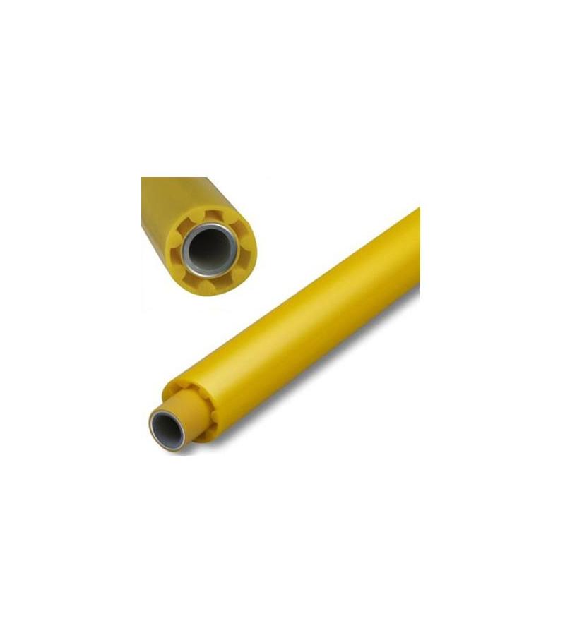 природный газ пласт. Труба с набивкой 16*2 желтая (50м) #ТГР16Х2М горькая. ГИДРОНИКС