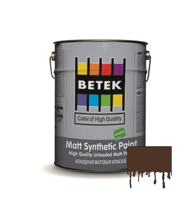 საღებავი Betek Matt Synth. Paint  0.75ლტ  #07  D.Brown