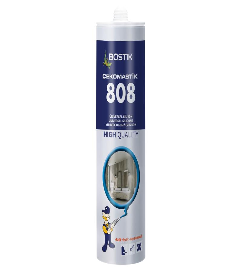 Силикон универсальный Cekomastik 808 белый 280 г BOSTIK