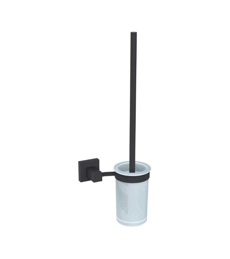 ტუალეტის ჯაგრისი  Q1  A.2730.s  Mat black  მწარ. DUXXA