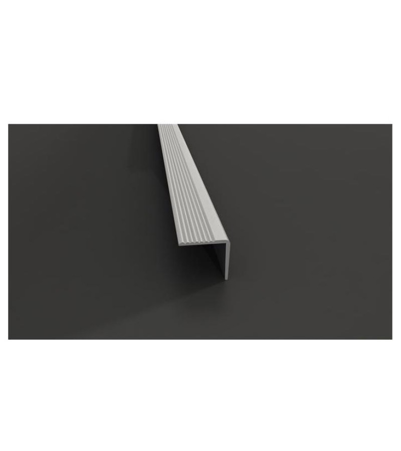 L edge of the stair step aluminum SMT-1175 10X24 2.5m matte black. SAMET