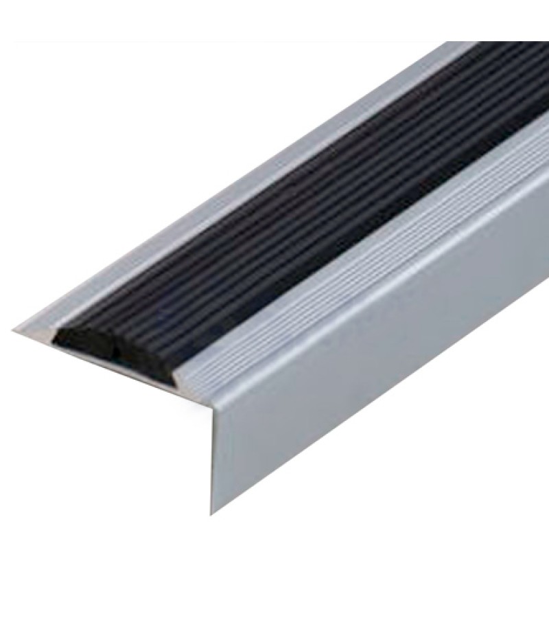 Край ступени лестницы алюминиевый СМТ-1116 41мм 2,7м черный матовый. САМЕТ