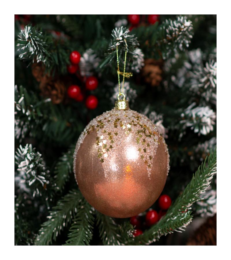 Новогодний шар-игрушка 2022LILI-A2-11020G10-A1