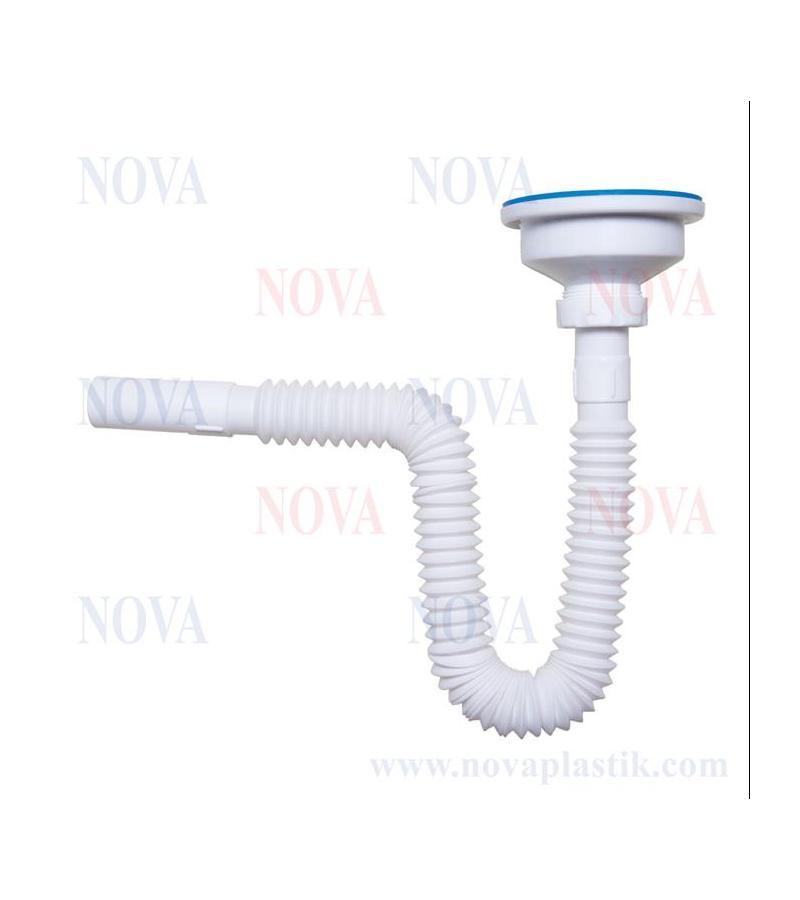 სიფონი ხელსაბანის 1-ნი დიდი თავით  Nova  #1271