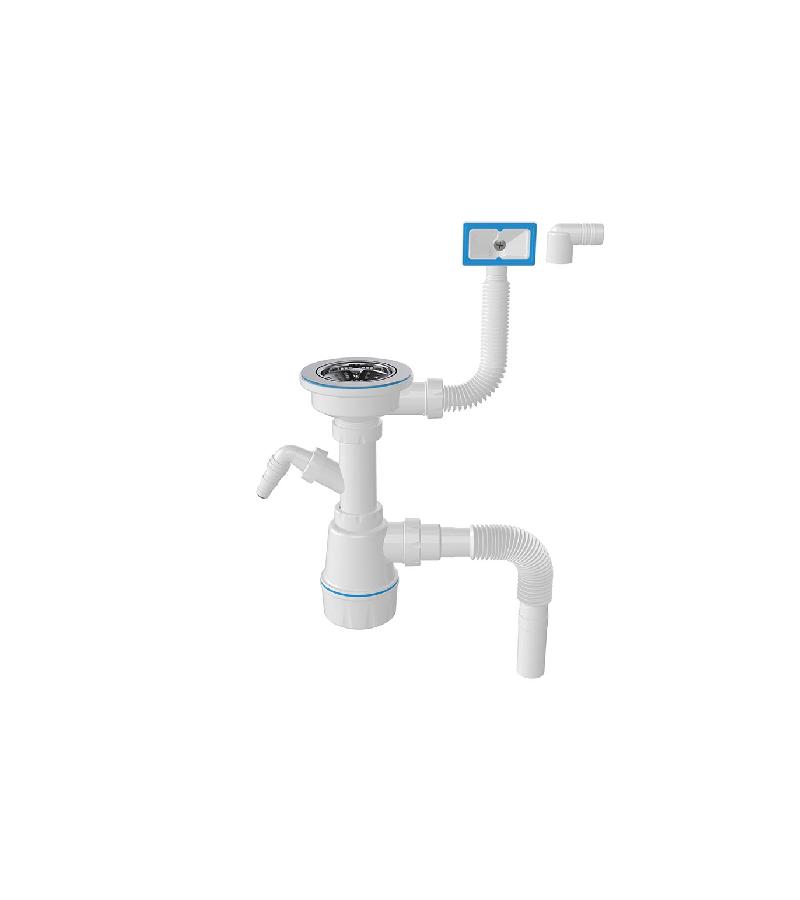 სიფონი ხელსაბანის 1-ნი დიდი ნახევარგოფრ.  #1047 წყლ.გამსვ.