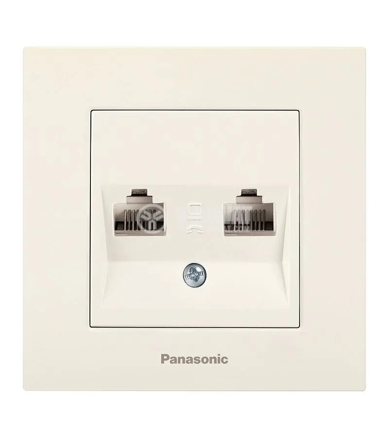 Розетка VIKO Karre компьютер. 2 крема IKILI DATA