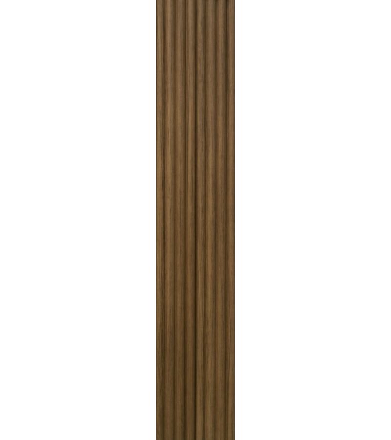 Decorative panel LB-2200/1 MDF 18*100*2800 TEAK-248 MATT bitter. AGT