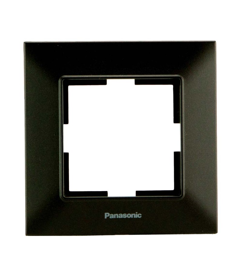 ჩამრთველ-როზეტის კანტი  Arkadia Slim 1-ნი  BLACK  WNTF08012BL-EU1 Panasonic