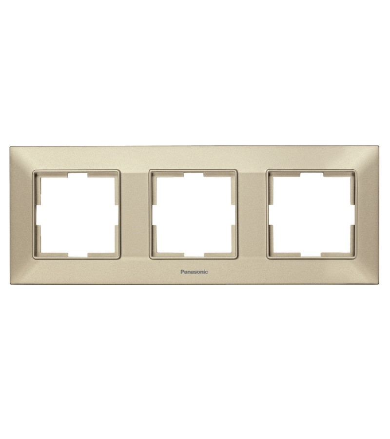 ჩამრთველ-როზეტის კანტი  Arkadia Slim 3-ნი  BRONZ  WNTF08032BR-EU1  Panasonic
