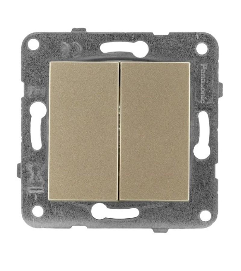 გადამრთველის მექანიზმი  2-ნი  KARRE  PLUS  BRONZ   WKTT00092BR-EU1   Panasonic