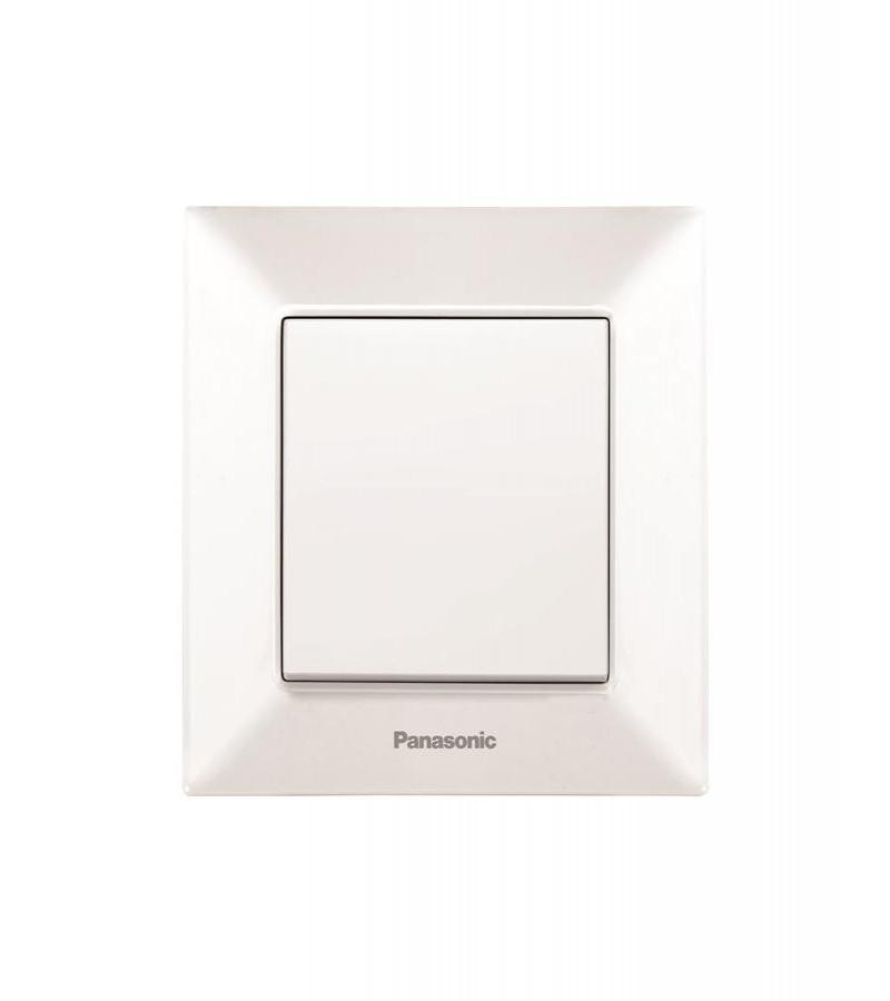 გადამრთველი  PANASONIC ARKEDIA SLIM  1-ნი თეთრი პერმუტატორი