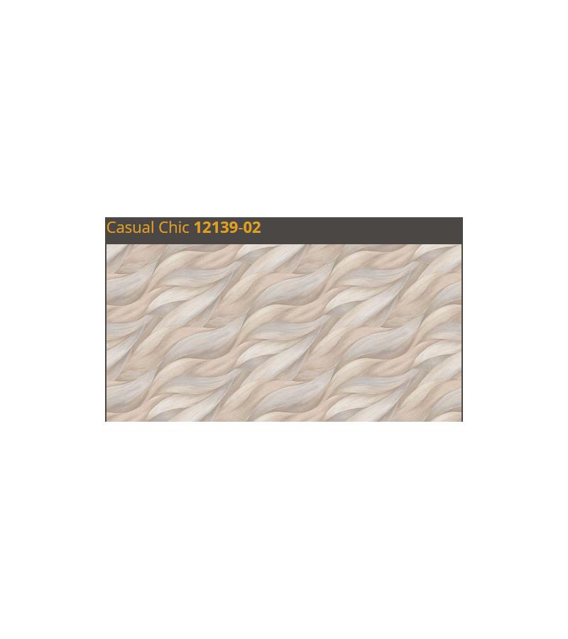შპალერი ვინილ. ფლიზ. ფუძეზე   #12139-02   CASUAL CHIC  ზომა : 1.06*10 მტ. Erismann Germany 