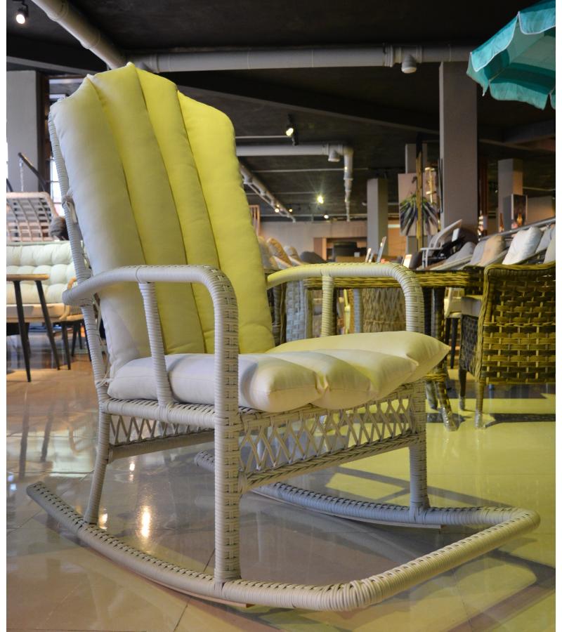 Rocking chair BABEX color. BEYAZ is bitter. PETEK