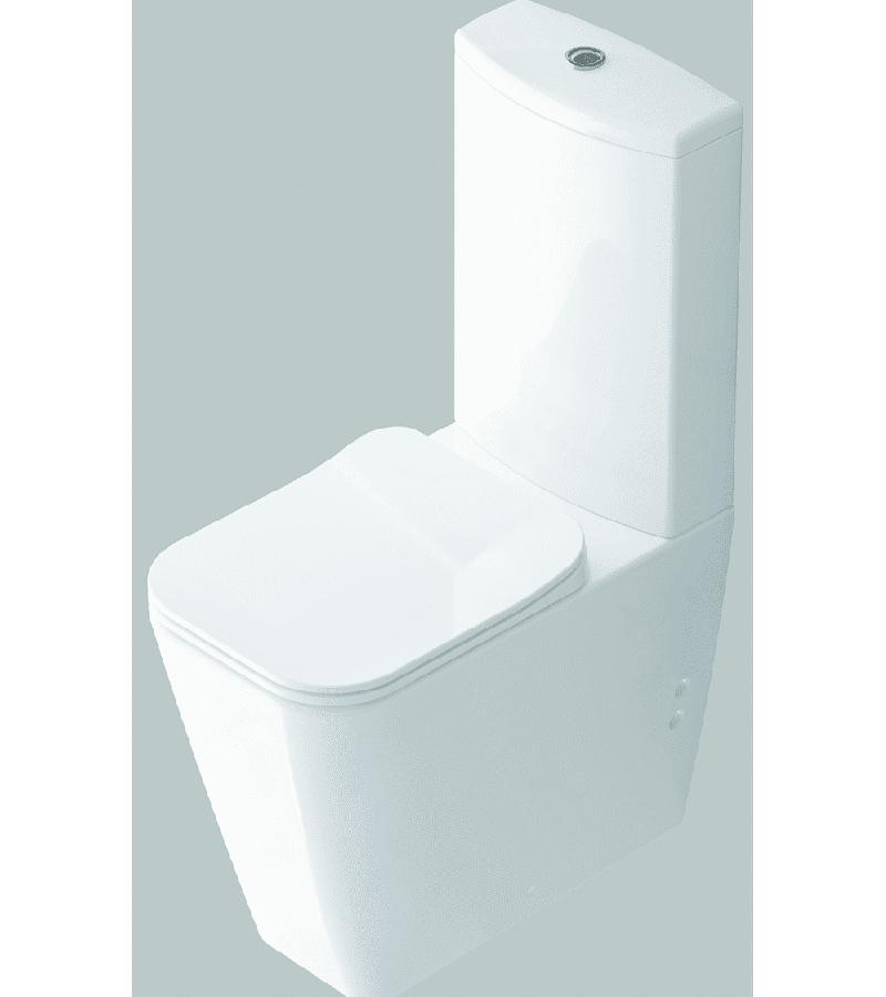 უნიტაზი ავზით HALLEY თეთრი, სახურავით Duroplast, 2ნი მექანიზმით  IDEVIT