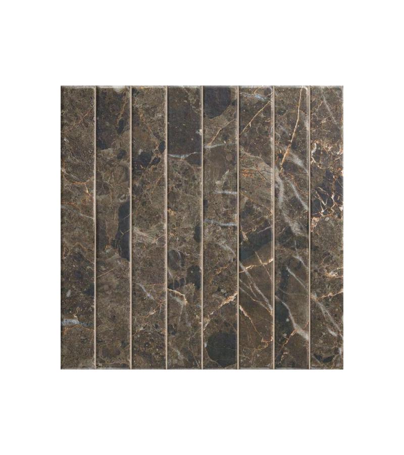 очаг. Плитка BRICK CAPRI BLACK 35X35 LA PLATERA S.A.