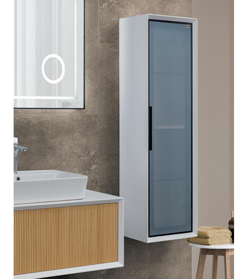 სააბაზანო ავეჯის  გვერდითი პანელი   CUBIC   ფერი. WHITE AYOUS   #CBC0000.SD