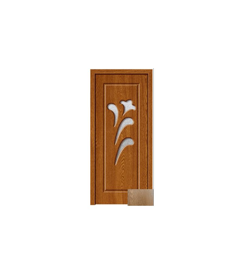 Door with glass KM-804 size 205*75*4 color OAK (1-3)
