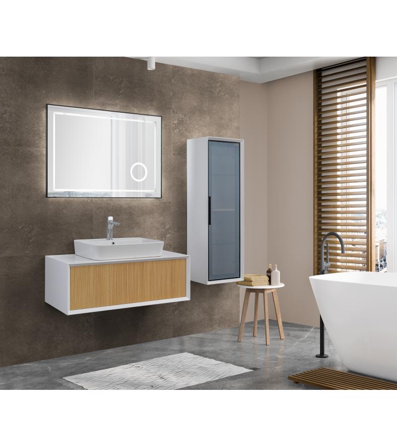 სააბაზანო ავეჯი , ხელსაბანით   85 სმ   CUBIC   ფერი. WHITE   #WN60800.BS