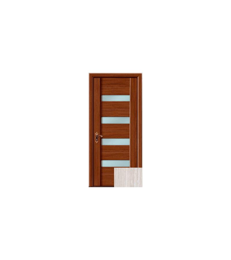 Door with glass KMC-020 size 215*80*4 color OAK 2# (KCN-10)