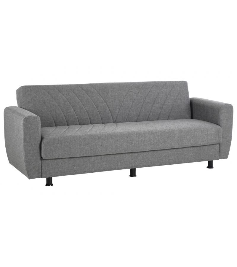 3-местный диван KANEPE раскладной цветной. АНТРАСИТ Горький. БАДЕ