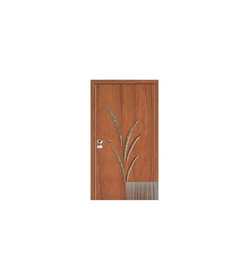 Door with glass KM-074 size 205*75*4 color Walnut (7-5)