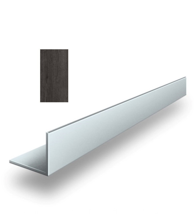 Aluminum angle 25mm 2.7m color. WENGE bitter. PROPLAST