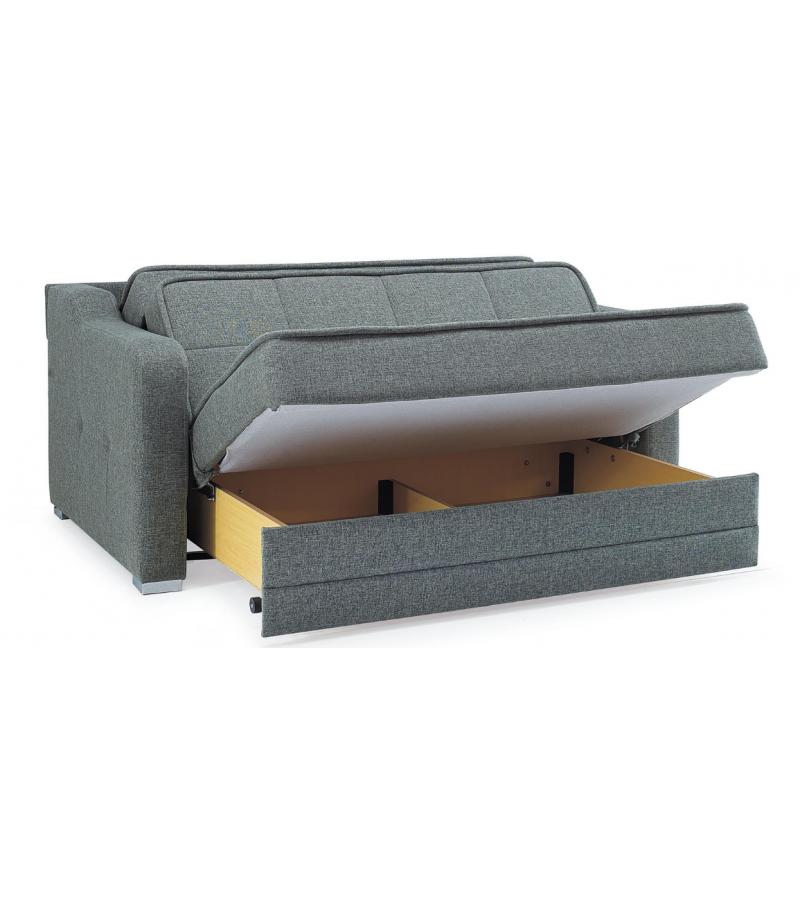 დივანი  2ნი  MAX PRIME  ფერი. Lidya 62 Siyah    მწარ. ALENZO