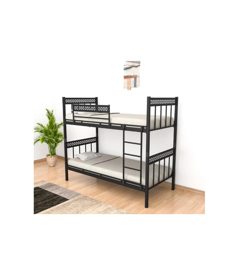 ლითონის საწოლი  2 სართ.  MOTIF  ზომა. 90*200 სმ  ფერი. SIYAH    მწარ.  RIVALS 