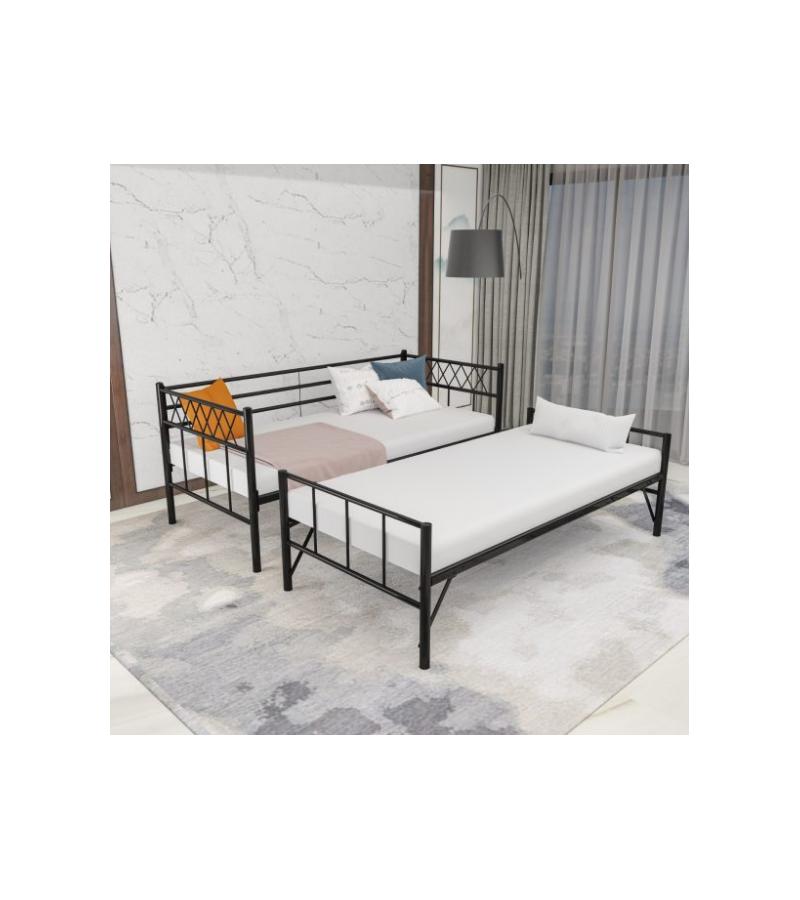 Кровать металлическая PALMA DAYBED размер. 90*200 см цветной. СИЯХ Горький. СОПЕРНИКИ