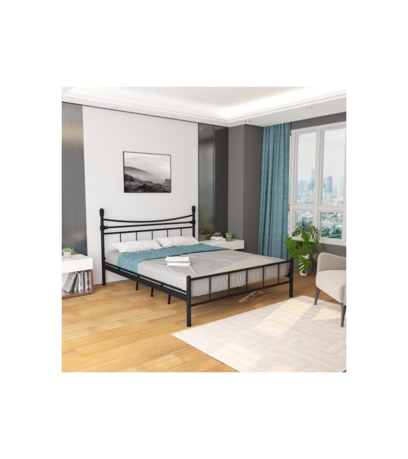 ლითონის საწოლი  LIBERTY  ზომა. 150*200 სმ  ფერი. KREM    მწარ.  RIVALS 