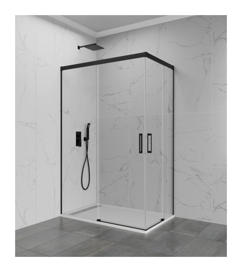 საშხაპე კაბინა BASIC  ზომა: 110*70  სმ.  შავი BNAV11070 (5002/5018/5490) მწარ, GME