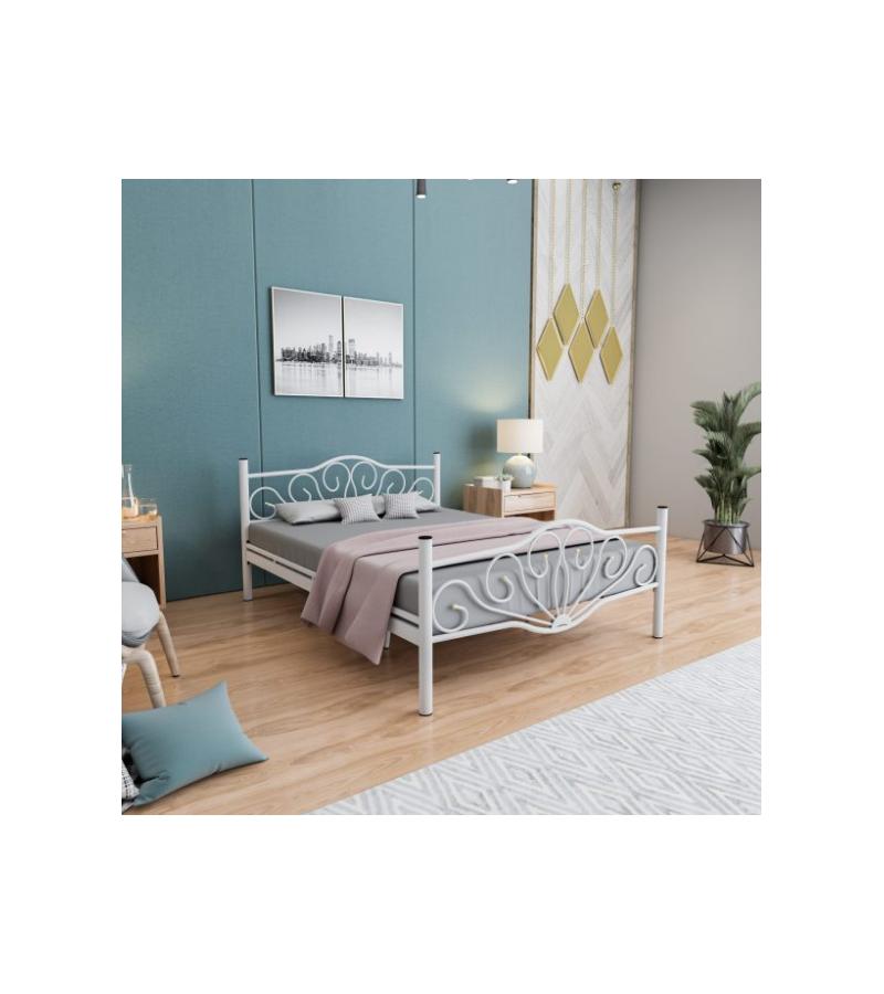 ლითონის საწოლი  LALE  ზომა. 150*200 სმ  ფერი. KREM    მწარ.  RIVALS 