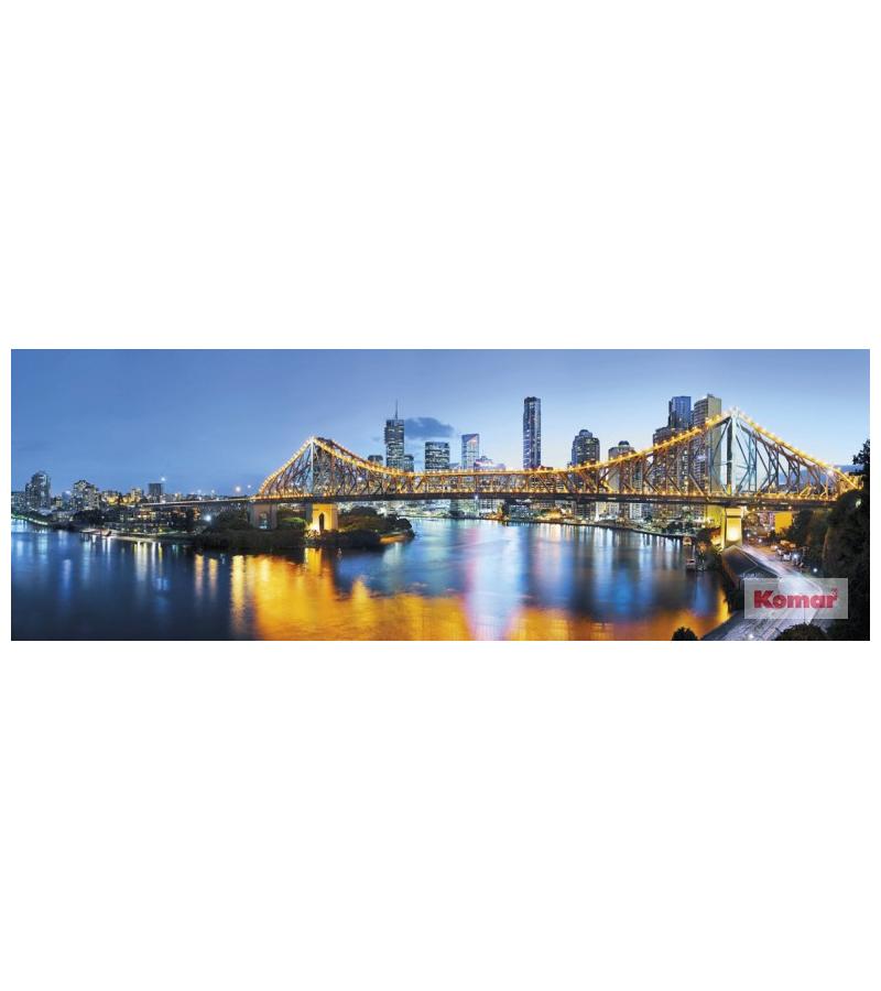 Фотообои 368х124см (2 панели) Brisbane XXL2-010 коричневые. КОМАР