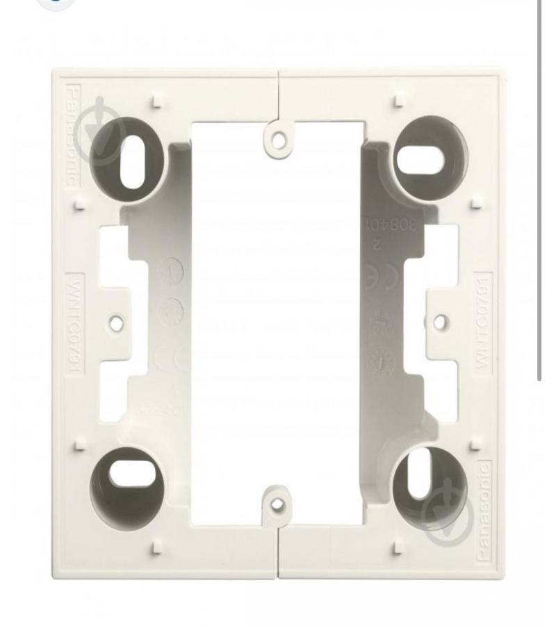 Коробка монтажная (розетка+выключатель) KARRE белый #90969003 Panasonic