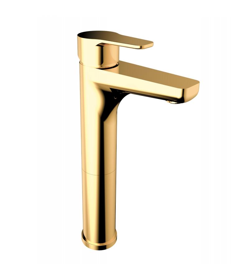 შემრევი ონკანი ქვემოდან მაღალი  ALORA  ოქროსფერი   #N3016419  მწარ. NSK-ROCA