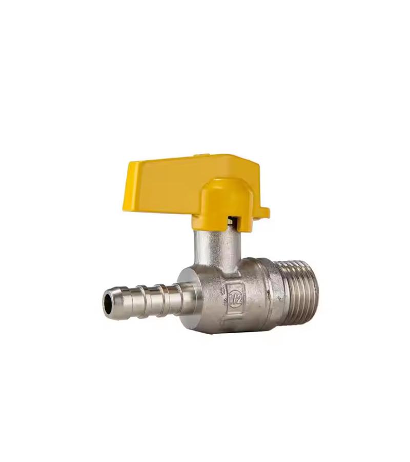 ვინტილი აირის, სწორე  1/2 - გ.ხ.  შტუცერით  VT-3020MT    მწარ. VARTE