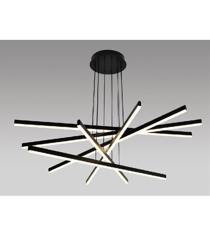 ჭაღი  LED  #0027-6H / black