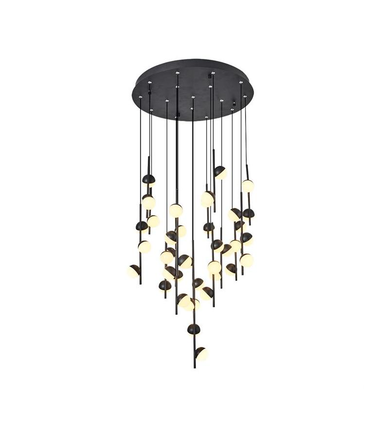 ჭაღი  LED  #8802-62H / Black